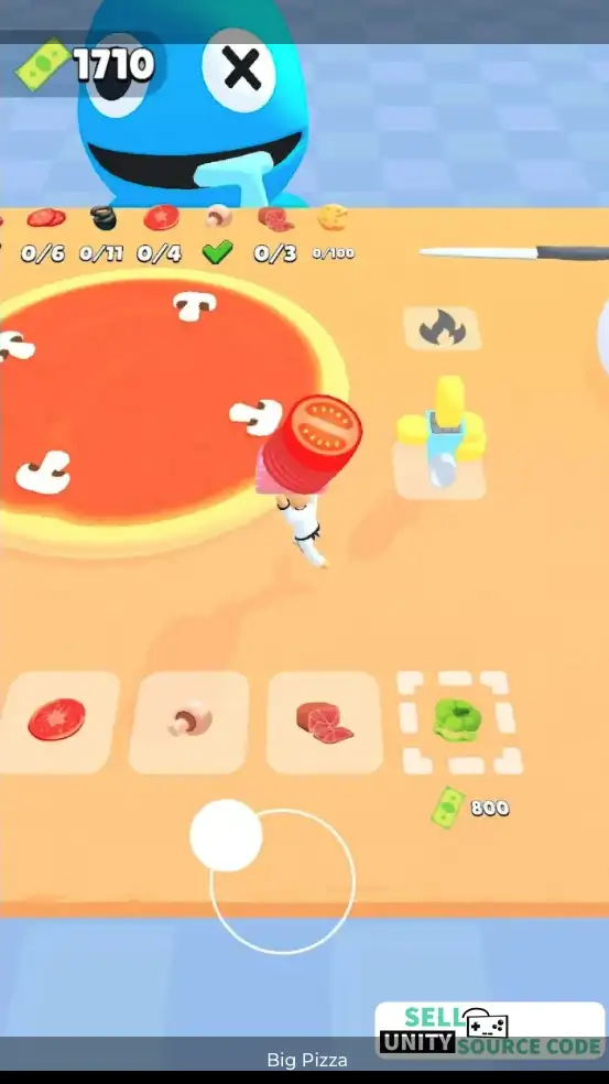 Testy Big Pizza – Cooking Simulator Game 2025 Complete Unity Projects - SellUnitySourceCode.com screenshot 5
