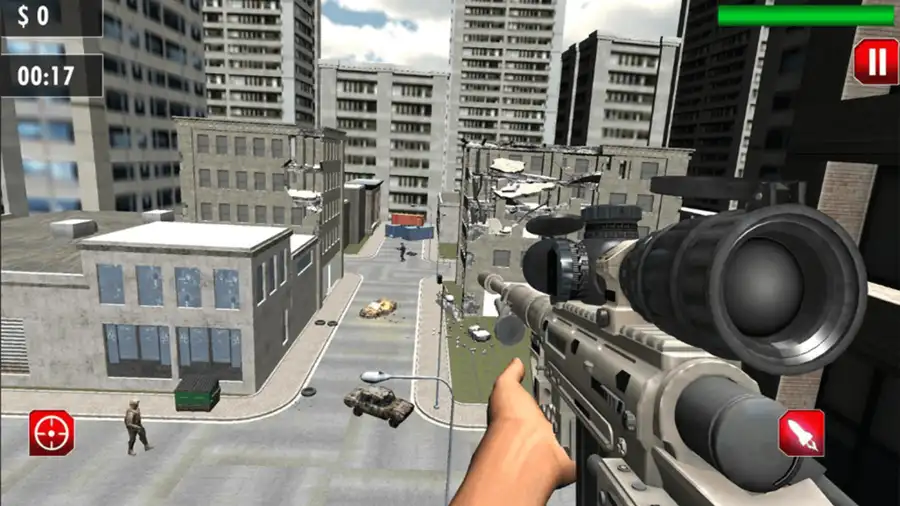 The City Sniper 3D SellUnitySourceCode screenshot 4