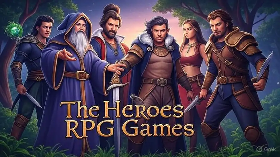 The Heroes | RPG Games SellUnitySourceCode