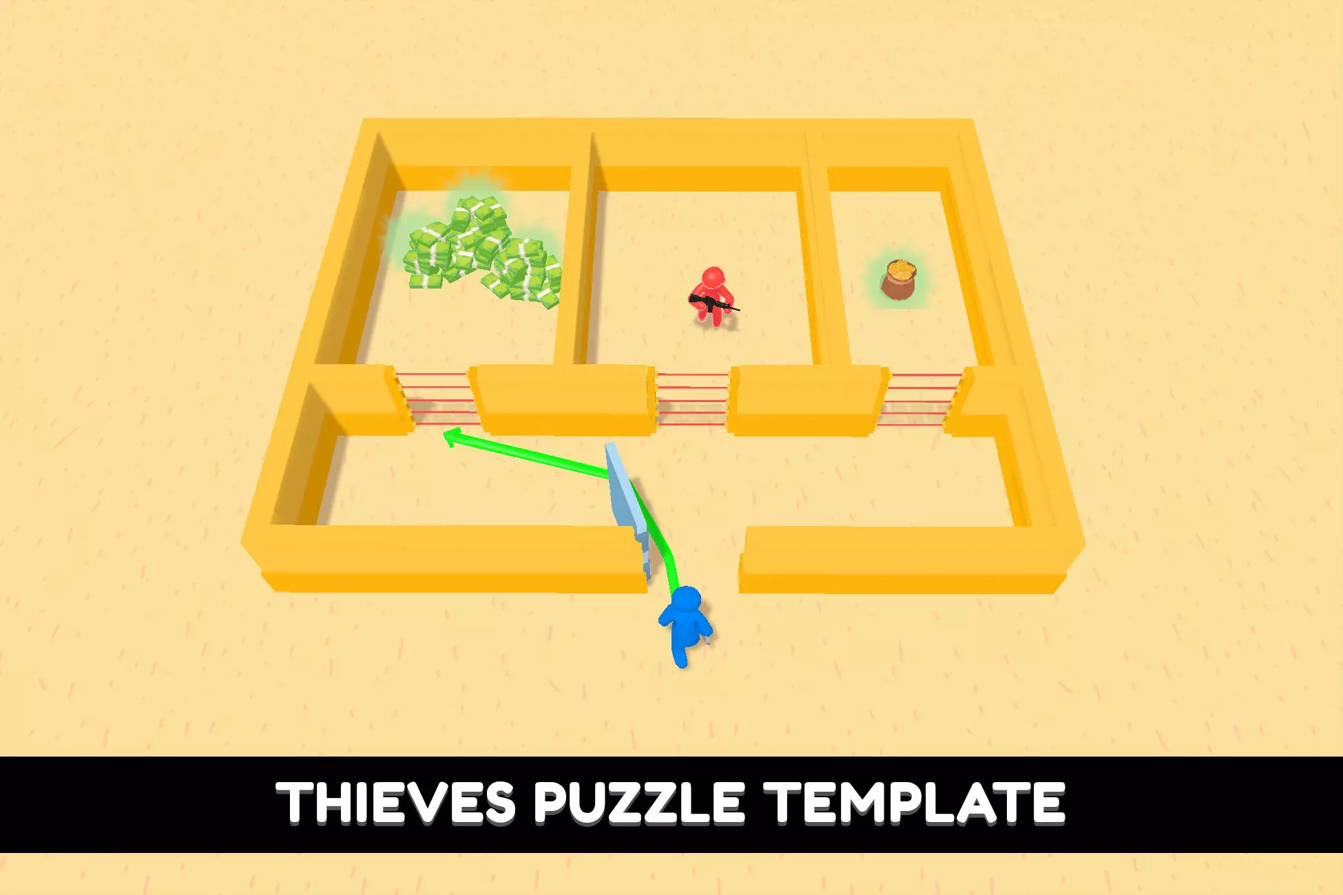 Thieves Puzzle Unity Code screenshot 4