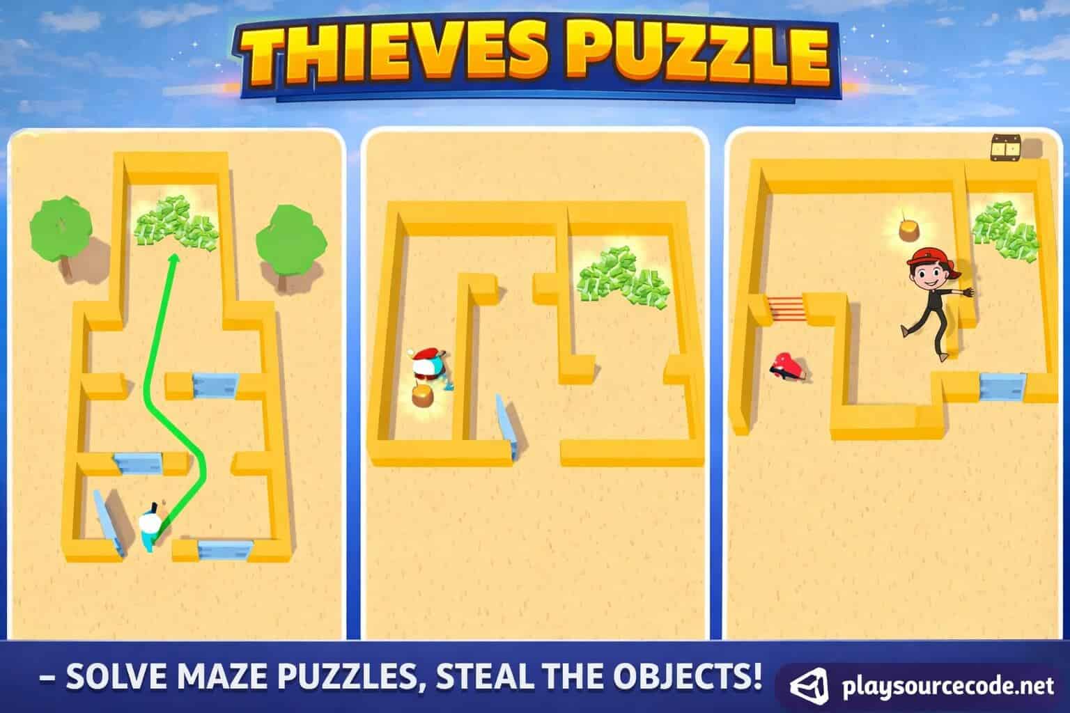 Thieves Puzzle Unity Code screenshot 5
