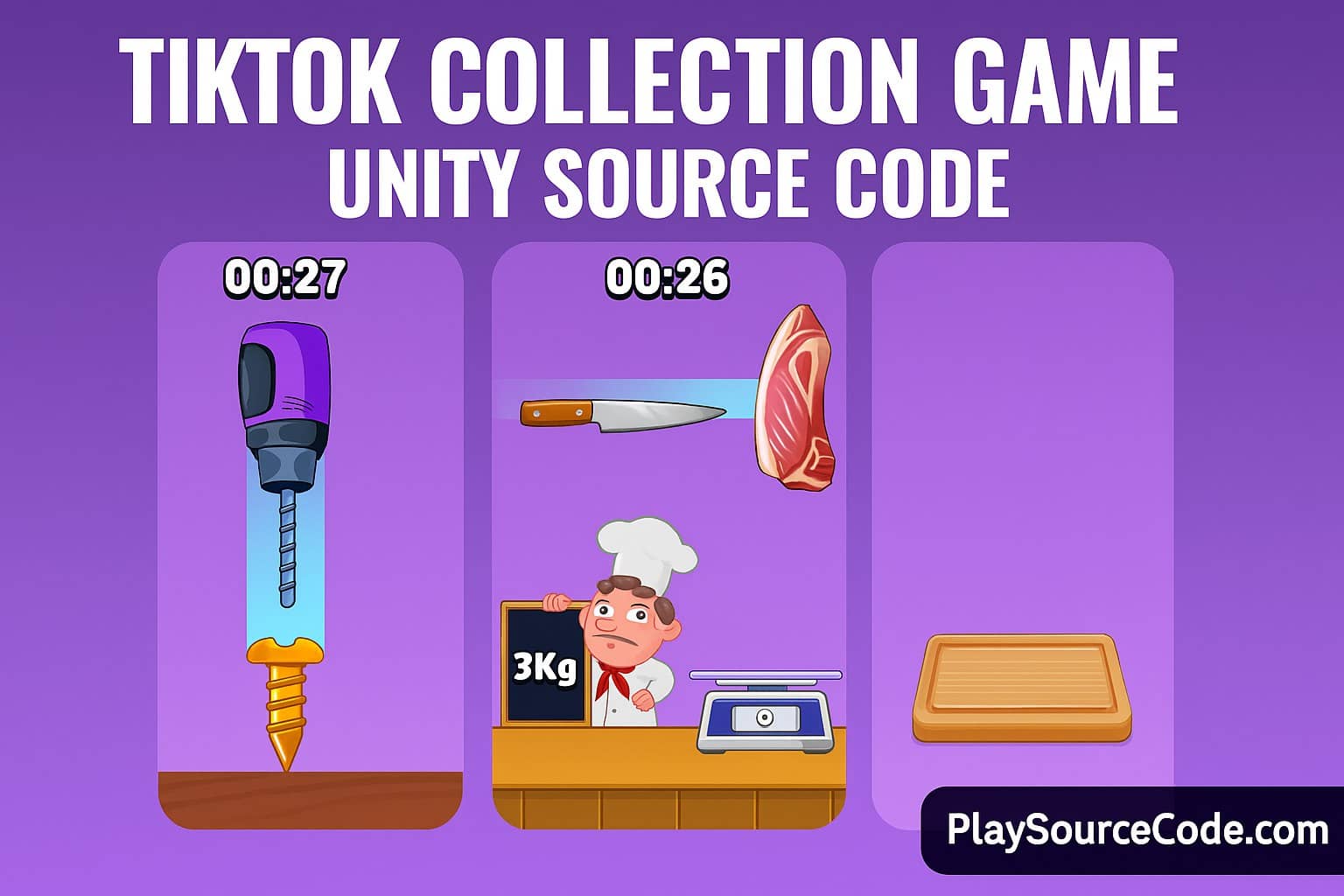 TikTok Collection Game Unity Source Game