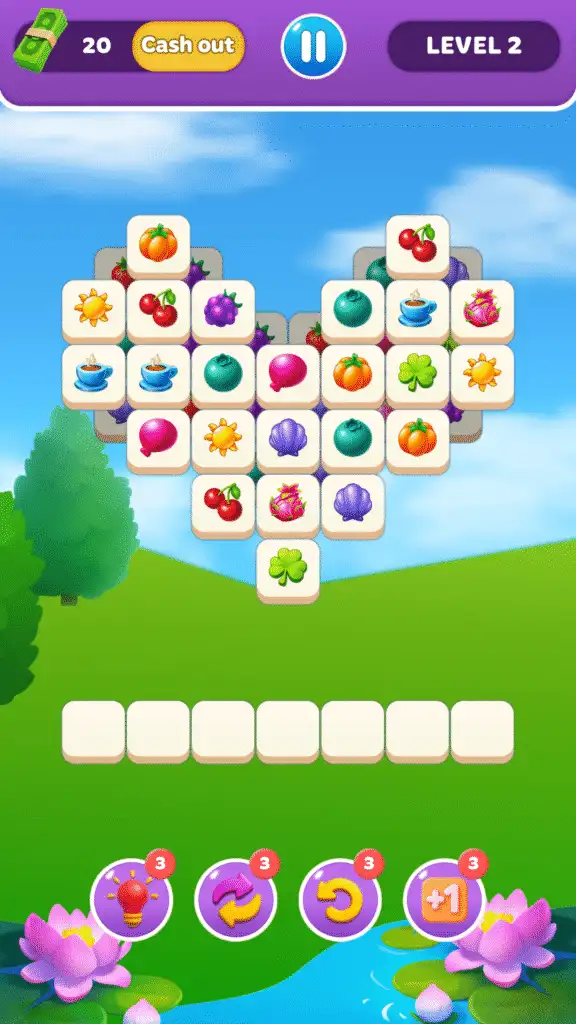 Tile Match Puzzle Game – Fun Fruit & Flower Matching Challenge screenshot 4