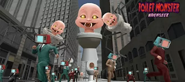 Toilet Monster: Hide N Seek SellUnitySourceCode screenshot 2