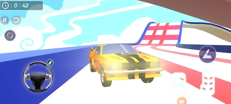 Toon Car Stunt Driving 3D Game SellUnitySourceCode screenshot 2