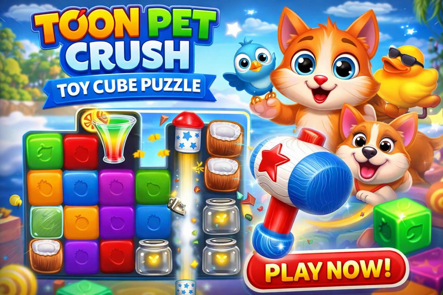 Toon Pet Crush le in Unity