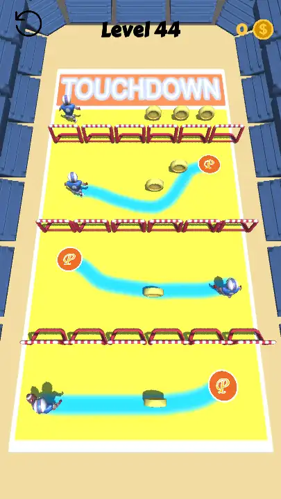 Touch Down – Hypercasual Trending Game SellUnitySourceCode screenshot 2