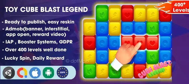 Toy Cube Blast Legend SellUnitySourceCode screenshot 2