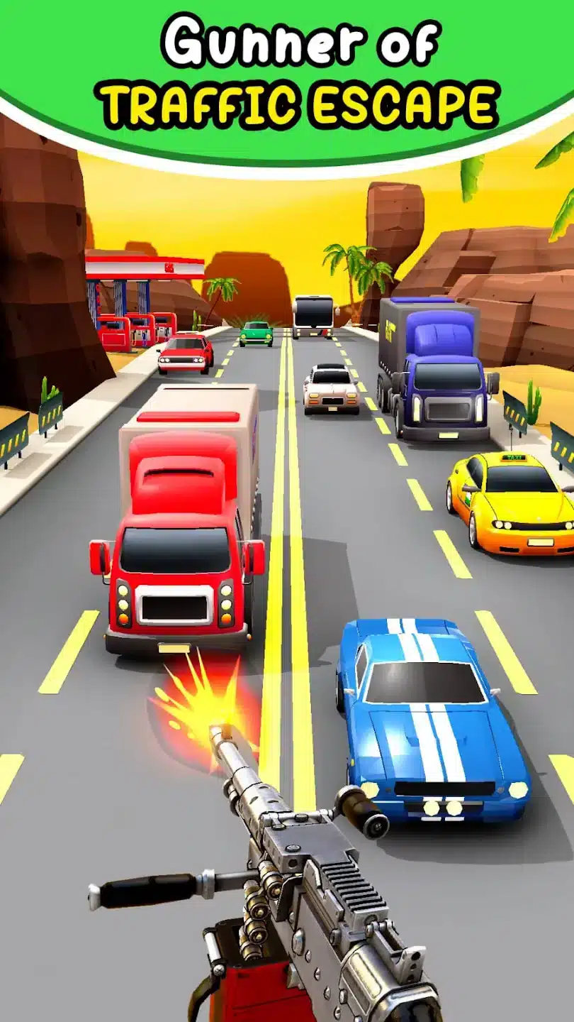 Traffic Car Escape SellUnitySourceCode screenshot 2