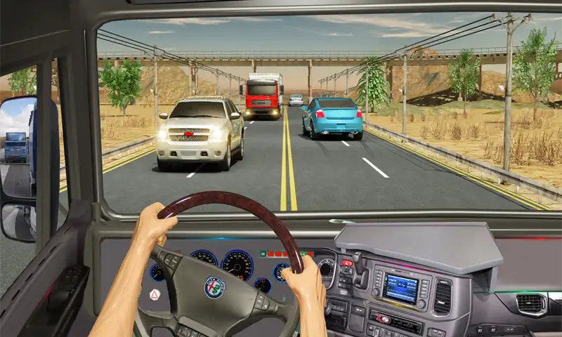 Traffic Highway Truck Racing - Truck Driving SellUnitySourceCode  screenshot 2