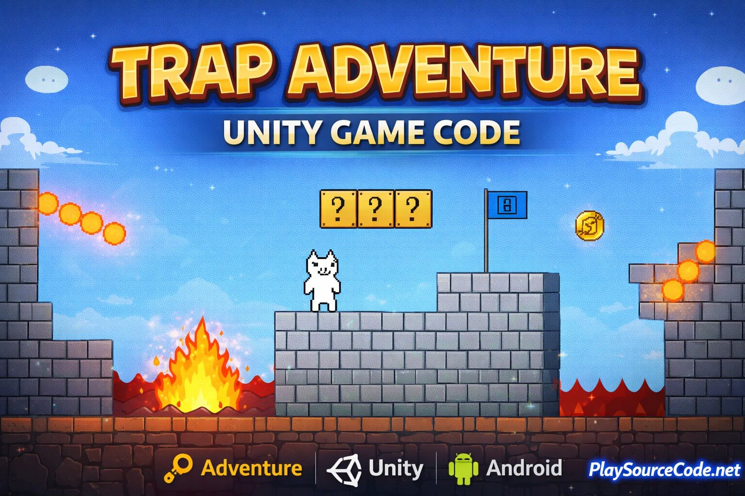 Trap Adventure (90+ Traps) - Unity Game Template