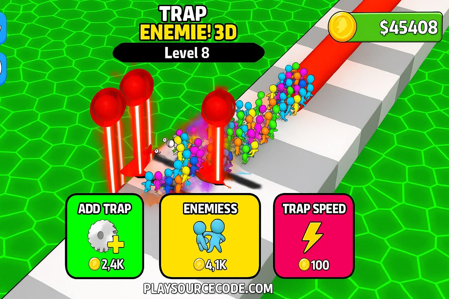 Trap Enemies 3D Trending Game Code Unity
