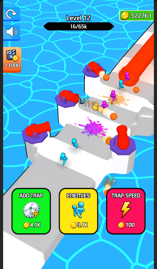 Trap Enemies 3D Trending Game Code Unity screenshot 2