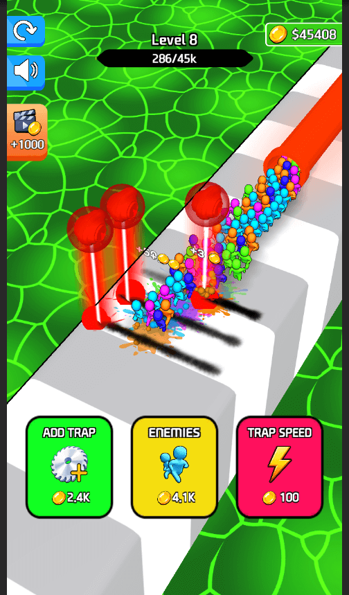 Trap Enemies 3D Trending Game Code Unity screenshot 3