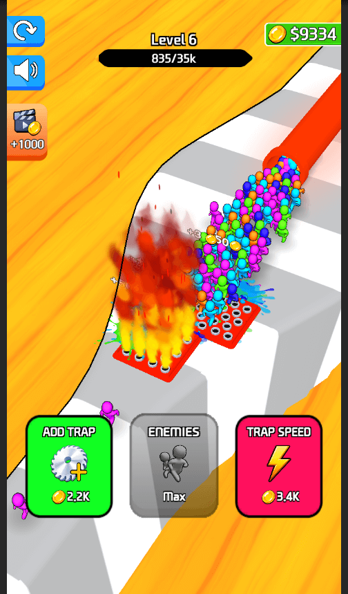 Trap Enemies 3D Trending Game Code Unity screenshot 5
