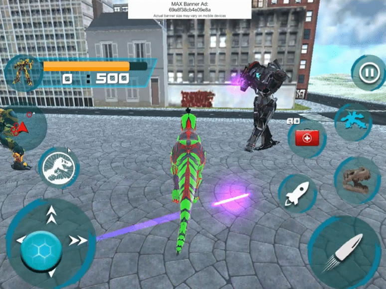 Trex Robot Transformation  Unity Game screenshot 4