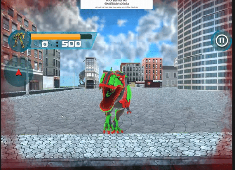 Trex Robot Transformation  Unity Game screenshot 5
