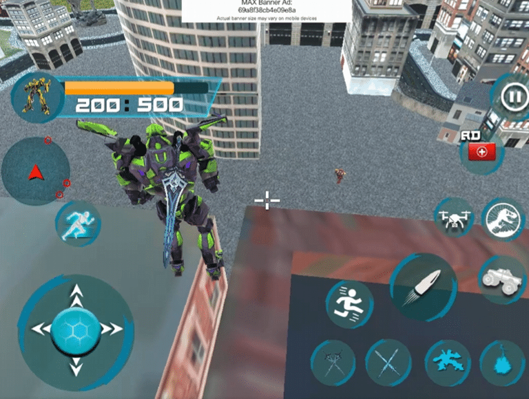 Trex Robot Transformation  Unity Game screenshot 7