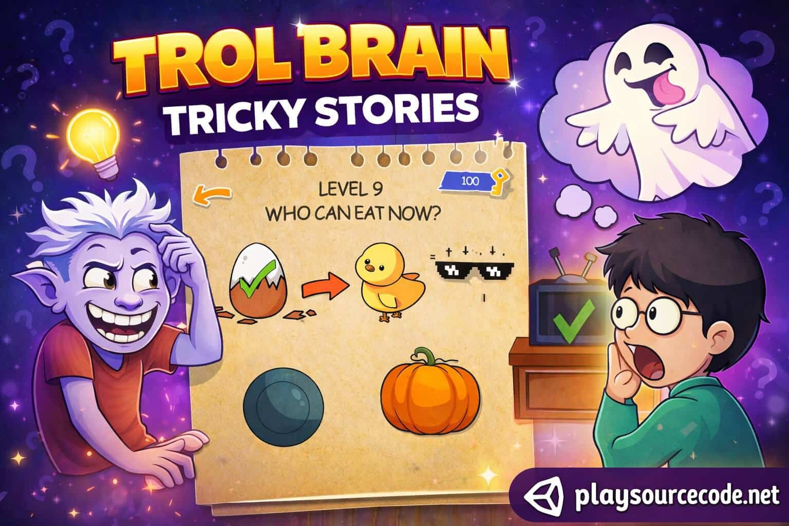 Troll Brain – Tricky Stories Unity Source Code
