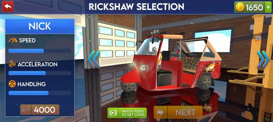Tuk Tuk Rickshaw Taxi 3D SellUnitySourceCode screenshot 4