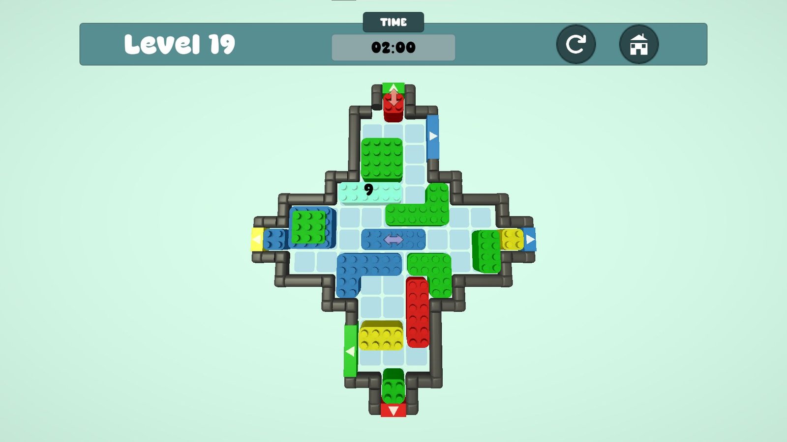 Twisted Color Block Puzzle Unity Source Code – Scalable Block Jam Template screenshot 2