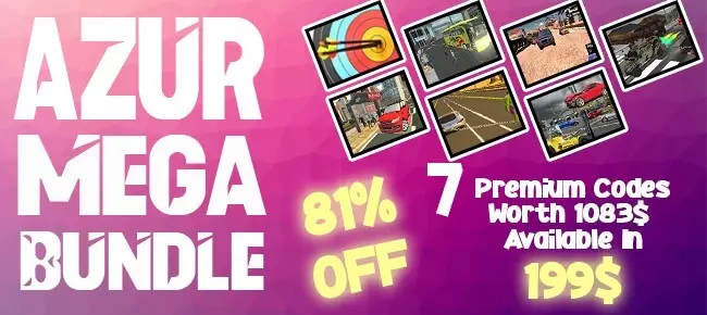 Ultimate Azur Studio’s Super Mega Bundle – 7 Premium Unity Games –SellUnitySourceCode.com screenshot 2