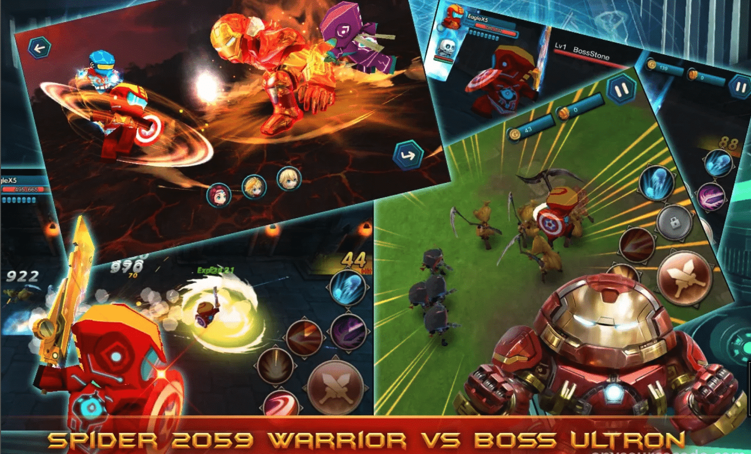 Ultron Mini Glory: Offline MMORPG Unity Source Code – 3 Hero Classes screenshot 5