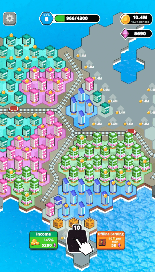 Urban Merge Unity Source Code – Premium Merge & City Building Game screenshot 5
