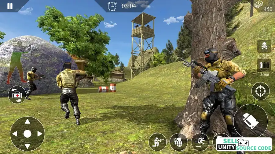 US Army Commando Glorious War : FPS Shooting Game SellUnitySourceCode screenshot 5