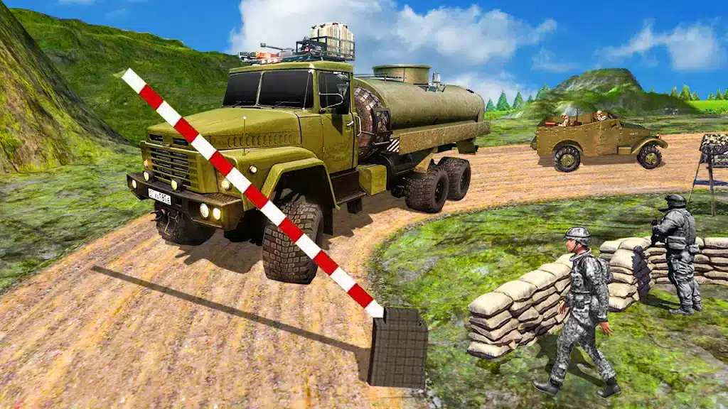 Us Army Truck: Offroad Military Transport Sim SellUnitySourceCode screenshot 2