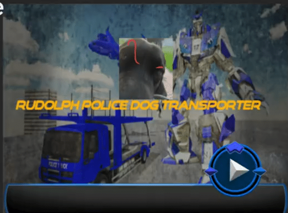 US Police Dog Robot Car – Unity Source Code