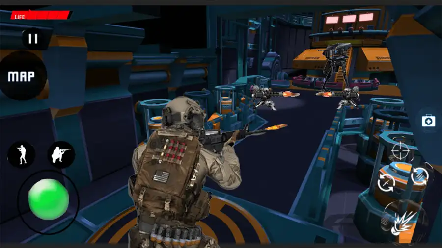 US Robot Strike War Shooting Game 2021 SellUnitySourceCode screenshot 3