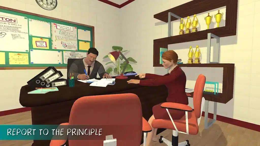 Virtual Mom High School Teacher Family Fun Time SellUnitySourceCode screenshot 2