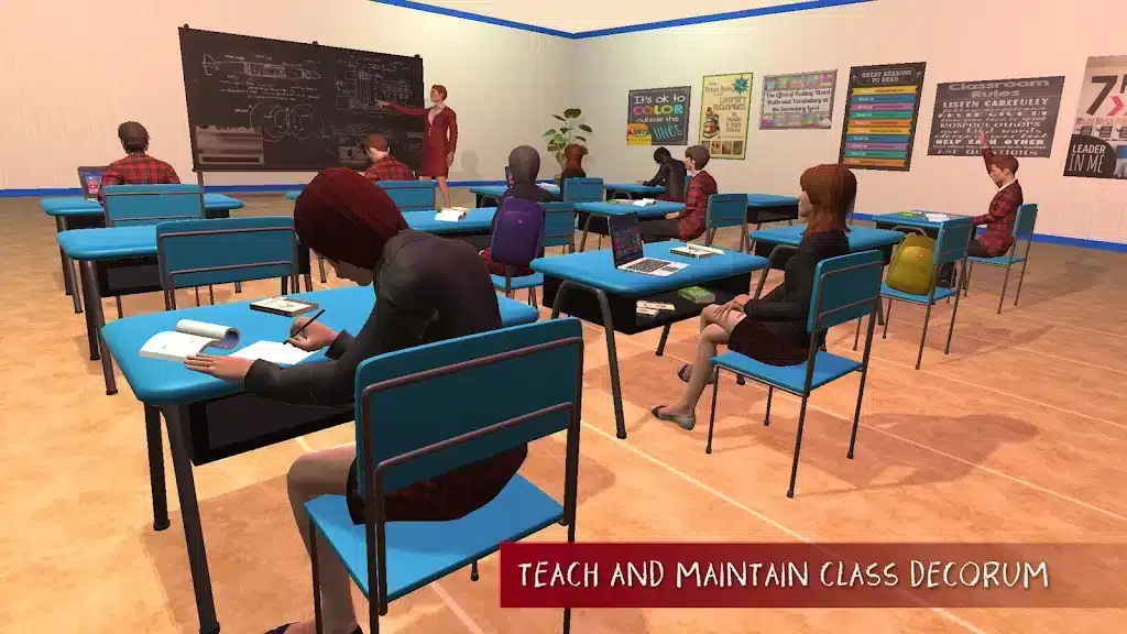 Virtual Mom High School Teacher Family Fun Time SellUnitySourceCode screenshot 3