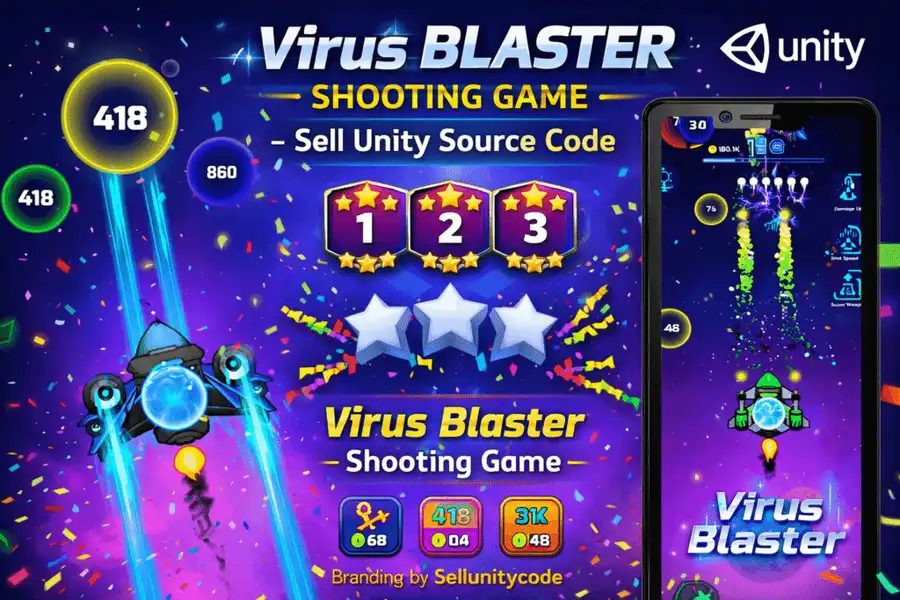 Virus Blaster Shooting game