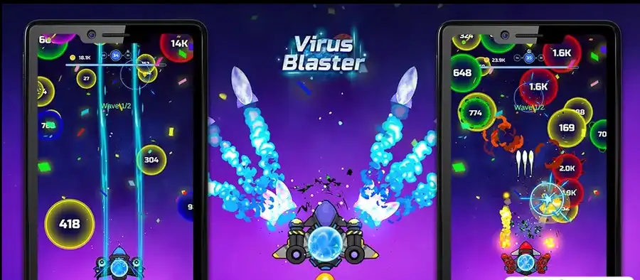 Virus Blaster Shooting Game - SellUnitySourceCode