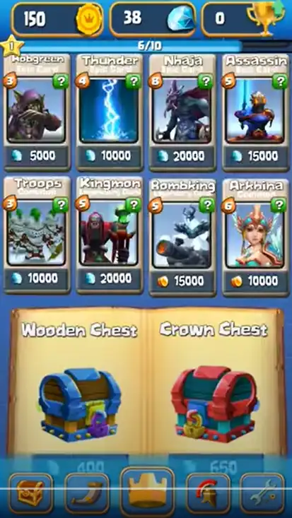 Warlord Clash Royale Clone App SellUnitySourceCode screenshot 4