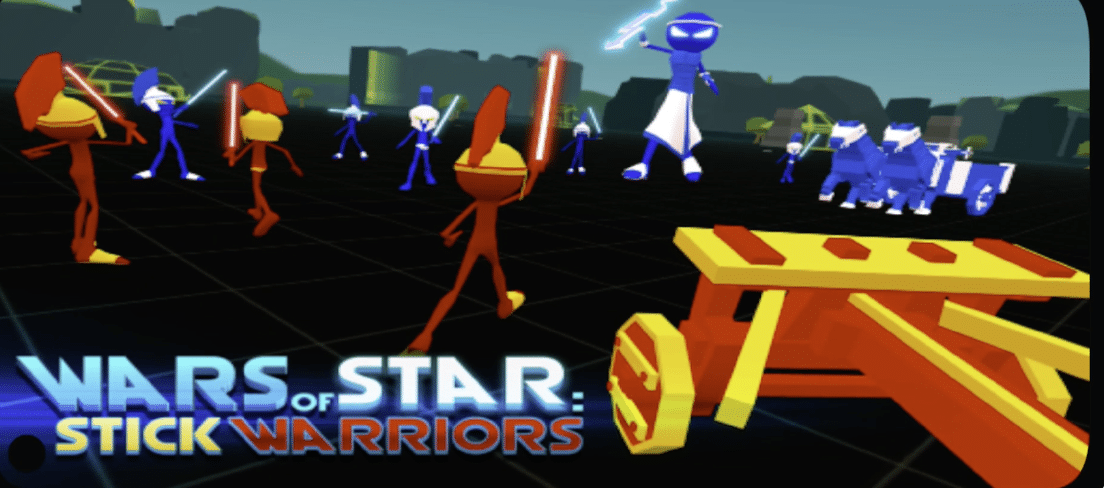 Wars of Star Stick Warriors  unity sourcecode screenshot 2