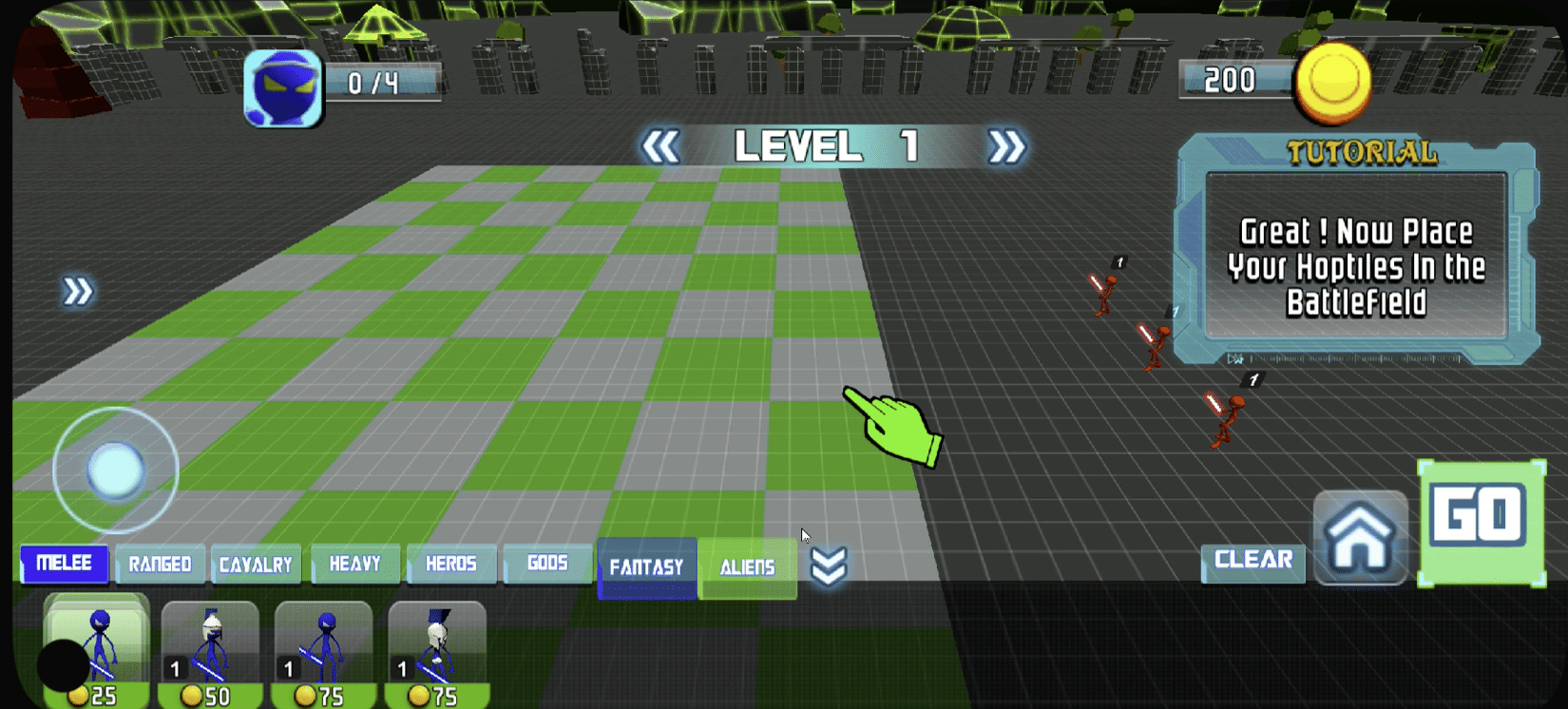 Wars of Star Stick Warriors  unity sourcecode screenshot 5