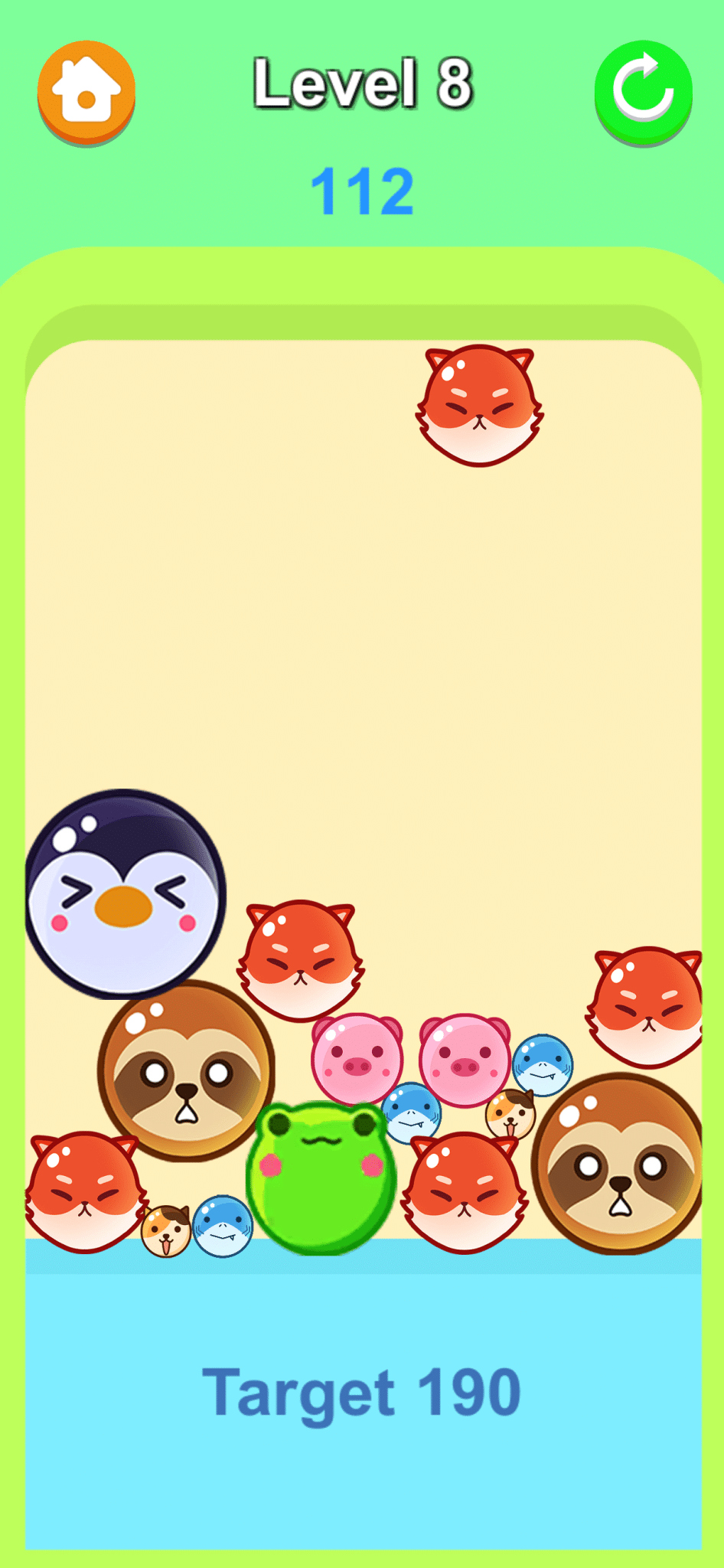 Watermelon Merge Game Unity Game screenshot 4