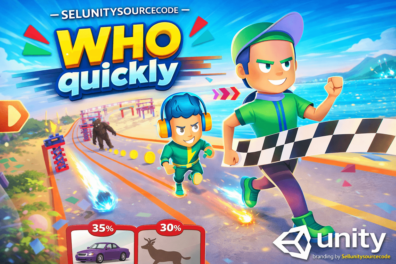 Who Quickly Game – Fast Reaction Decision Unity Game