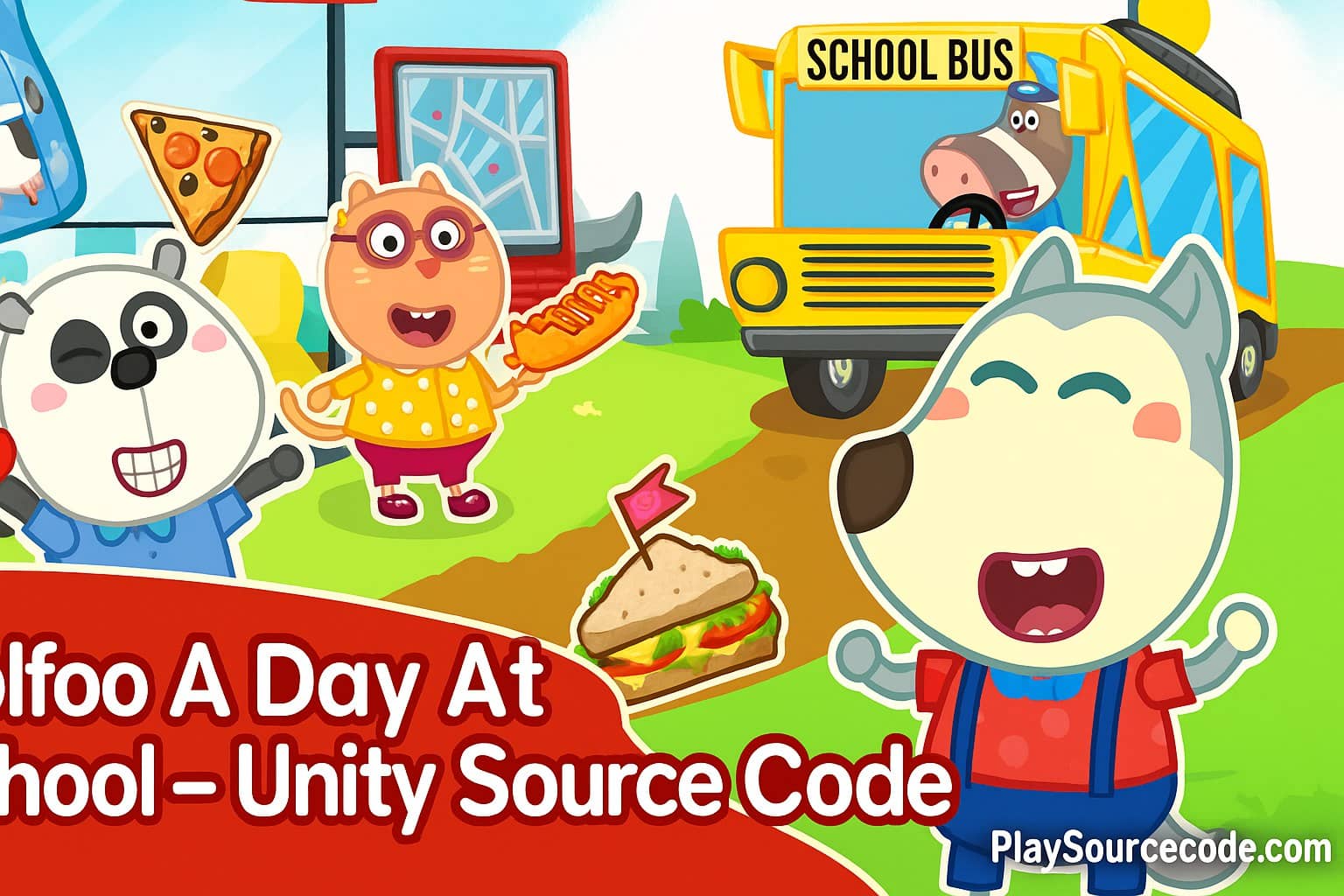 Wlofoo A Day At School Unity Sourcecode