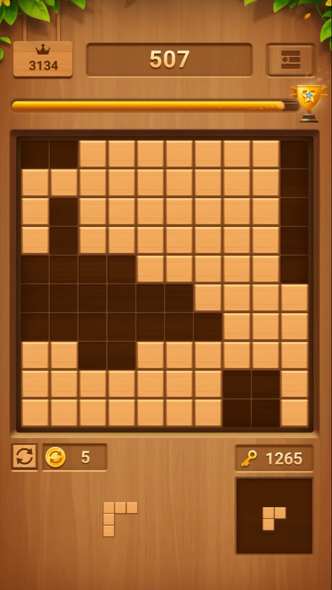 Wood Block Puzzle Cube Unity Game Unity Game Template screenshot 2