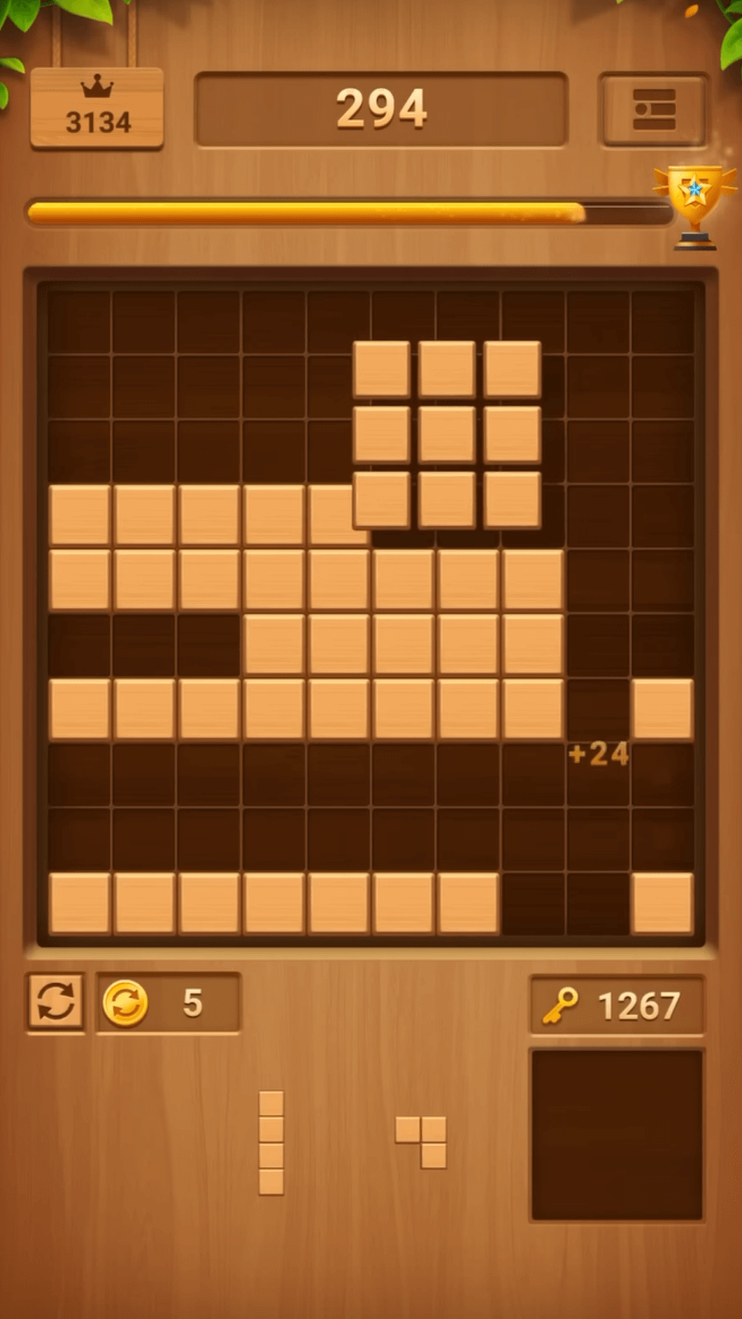 Wood Block Puzzle Cube Unity Game Unity Game Template screenshot 4
