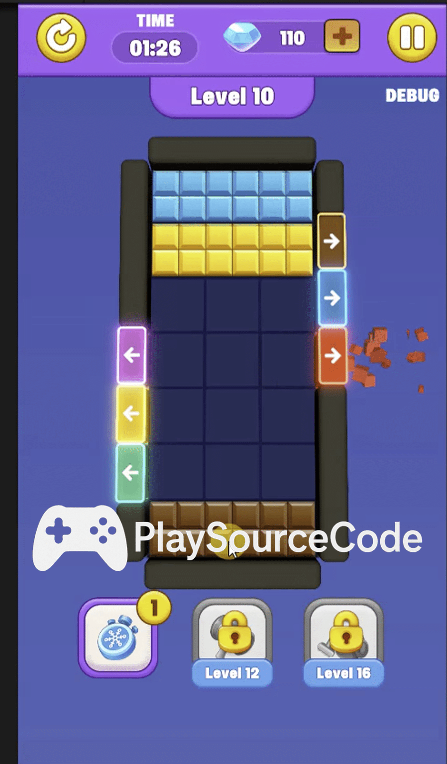 wood jam color block unity sourcecode screenshot 2