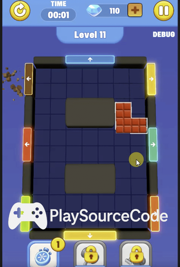 wood jam color block unity sourcecode screenshot 4