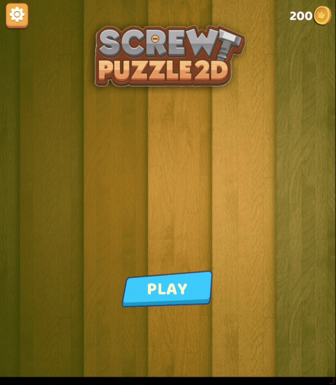 Wood Nuts & Bolts Satisfying Puzzle Template screenshot 2