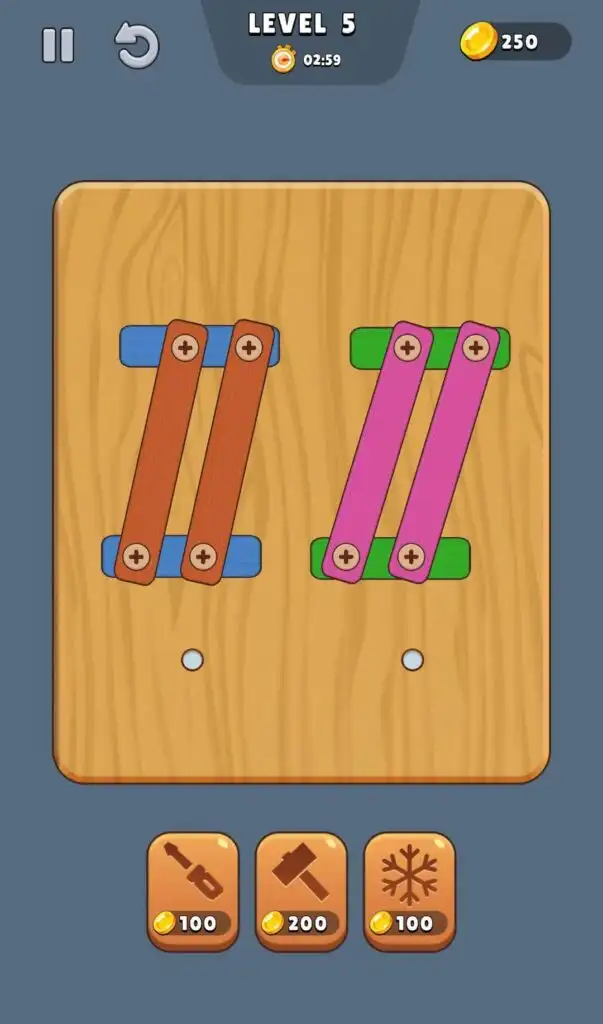 Wood Nuts & Bolts Screw SellUnitySourceCode screenshot 5