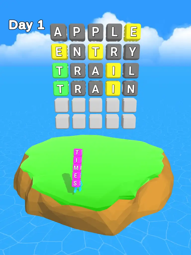 Word Island 3D Hypercasual SellUnitySourceCodel screenshot 4