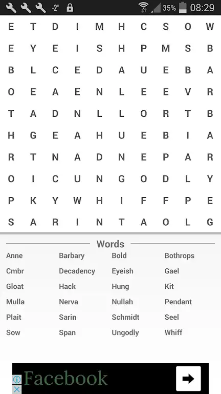 Word Search - Free Crossword Puzzle for Kids 2018 SellUnitySourceCode screenshot 5